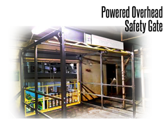 Ideal for use in many applications, Safety Gates are the optimal solution for securing pallet drop areas in a doorway, as gates close flush with the ledge and can operate independently of overhead doors while providing fall protection.