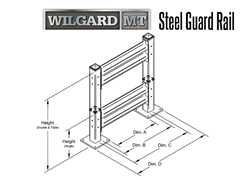 Wilgard™ MT Medium Duty Steel Guard Rail Specifications