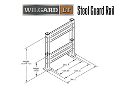 Wilgard™ LT Light Duty Steel Guard Rail Specifications