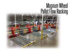 Magnum (Poly) Wheel Pallet Flow Racking