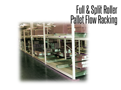 All full and split-roller pallet flow rack designs are engineered and built using heavy-duty bearings, axles, tube, and side channels. Both are designed with maintenance in mind, so if damage occurs, replacement components can easily be installed.