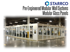 Portable, modular break rooms make terrific in-plant offices; a Starrco portable enclosure can be used in a variety of ways including break rooms for employees. 