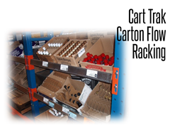 Cart-Trak Carton Flow Racking	