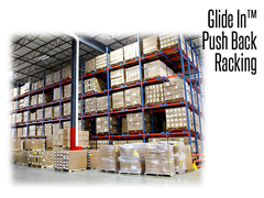 Glide-In®/Push Back Pallet Racking