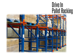 Drive-In storage systems provides a greater capacity in existing cubic space than any other storage method.