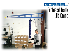 Gorbel™ Enclosed Track Jib Crane