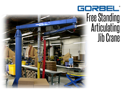 Gorbel™ Free Standing Articulating Jib Crane 