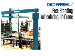 Gorbel™ Free Standing Articulating Jib Crane 