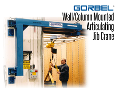Gorbel™ Wall Mounted  Articulating Jib Crane