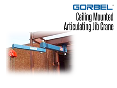 Gorbel™ Ceiling Mounted  Articulating Jib Crane