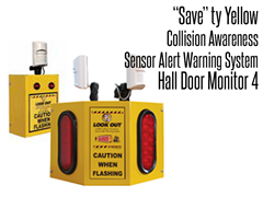 Hall Door Monitor 4, Collision Awareness Sensor Alert Warning System 