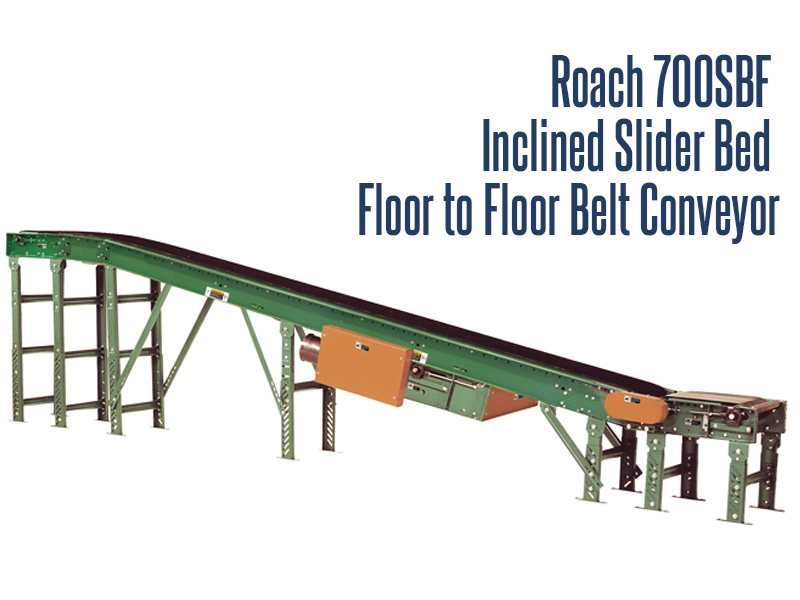 700Bsb-50 700Bsb-50 Box Style Slider Belt Conveyor Length: 50 Roach Conveyor Lead Time: In Stock Option: 18 In Belt/21 In Bf 