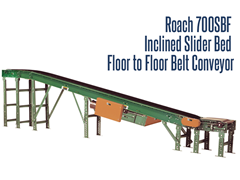 Picture for Inclined Slider Bed Floor-to-Floor Belt Conveyor, Roach Model 700SBF