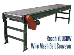 Picture for Wire Mesh Belt Conveyor, Roach Model 700SBW