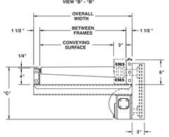 Roach Model 254TCDLRC Front View Schematic