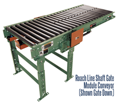 Line Shaft Gate Module Roach Model 796LSG Shown with Gate Down