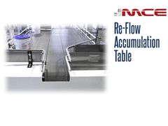 Re-Flow Stainless Steel Accumulation Table