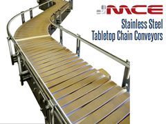 Picture for Stainless Steel Tabletop Chain Conveyor