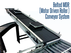 Picture for Belted Motorized Driven Roller (MDR) Conveyor Systems