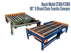 Picture for Roach Model CT380/CT360 Chain Transfer 3-Strand 90 Degree Conveyor