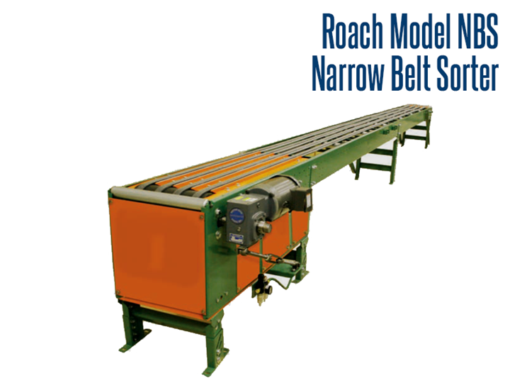 The Model NBS is a narrow belt sorter which uses multiple belts to transport product to diverters strategically placed along the sorter.