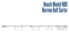 The Model NBS Narrow Belt Sorter Side View Schematic