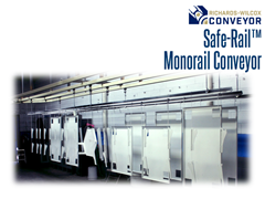 The Safe-Rail™ Monorail Conveyor is engineered to evolve your facility.