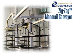 The Zig-Zag™ enclosed track design shields products from contamination that typically falls from open-chain conveyors. This also protects the chain itself from airborne dirt, abrasives and solvents, prolonging the chain life.