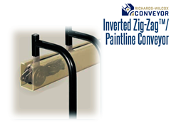 The Richards-Wilcox Inverted Zig-Zag® Conveyor is ideal for product environments where a clean operation is essential.