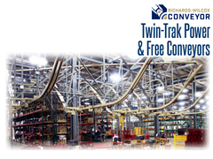 Twin-Trak™ offers the ideal medium-to-high capacity solution where limited overhead space is available for product storage and transportation.