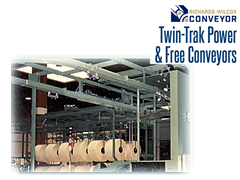 Twin-Trak™ uses the same standard components as Richards Wilcox standard monorails