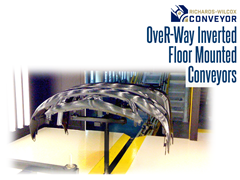 OveR-Way™ inverted conveyors offer an ideal medium capacity solution where cleanliness and/or robotic interfaces are a major requirement.