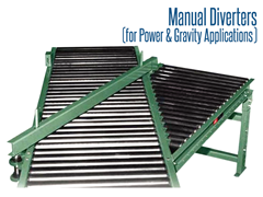 Picture for Roach Manual Diverters for Power and Gravity Applications