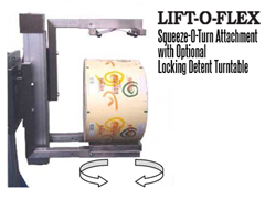 LIFT-O-FLEX™ end effectors, or attachments, are completely interchangeable, which means that one unit can perform multiple tasks quickly and easily. 