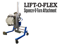 The LIFT-O-FLEX™ Series 12120, manufactured by RonI, combines the LIFT-O-FLEX™ and Squeeze-O-Turn™ components into one unit