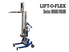 The LIFT-O-FLEX™ Series 19000/19500  can lift and turn, move, pour, position and load your coil, spool, drum, bags, box or tote.