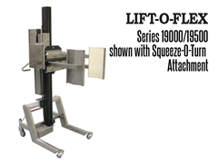 The LIFT-O-FLEX™ has a wide variety of standard end effectors, attachments, tooling and manipulators available