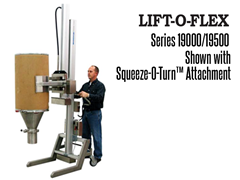 The LIFT-O-FLEX™ Series 19000/19500, Shown with the Squeeze-O-Turn™ Attachment