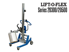 The LIFT-O-FLEX™ is an ergonomic material handling solution that is designed to lift, move, invert and rotate rolls, spools, reels, as well as other products of similar size and shape. 