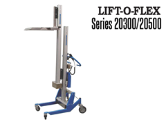 LIFT-O-FLEX™ 20300/20500 features an enclosed lift mast with ball screw