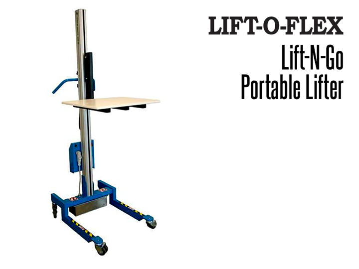 RonI’s Lift-N-Go™ is a compact version of the larger LIFT-O-FLEX™ series models. The lifter is lightweight and very easy to maneuver. 