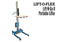 The Lift-N-Go™ is light-weight, highly maneuverable, and easy to operate.