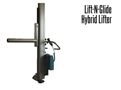 The Lift-N-Glide™ design is ideal for a variety of product handling needs by providing the operator with increased mobility and lifting functionality within a fixed area.