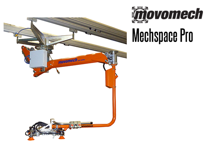 The Mechspace™ Pro is a pneumatic, momentum absorbing, ergonomic lifter for applications needing an extensive range of movement.