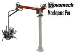 The Mechspace™ Pro is a great product when the working reach is of high importance, such as when the operator is working under a protruding roof, inside a vehicle, or in a working area with restricted accessibility