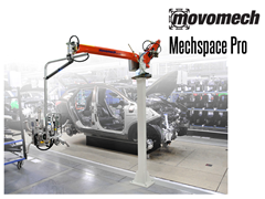 The  Mechspace Pro™ Handles loads up to 330 lbs.