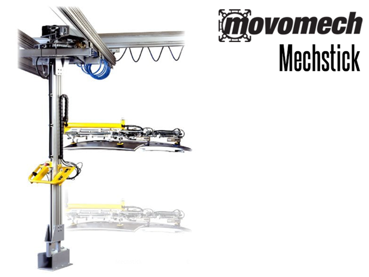 The Mechstick™ is an ergonomic manipulator for handling loads of up to 110/154 lbs. , comes in both electric and pneumatic versions