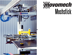 The Movomech Mechstick™ is a momentum absorbing manipulator used for handling and stacking loads.