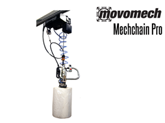 The Mechchain's frequency controls give a progressive lifting speed that is controlled with a joystick.