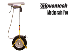 The Mechchain has low installation height:  suitable for applications where well controlled and precise movement is required.